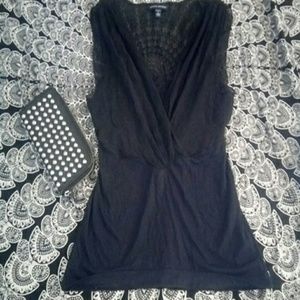 Banana Republic Sheer Sleeveless Top